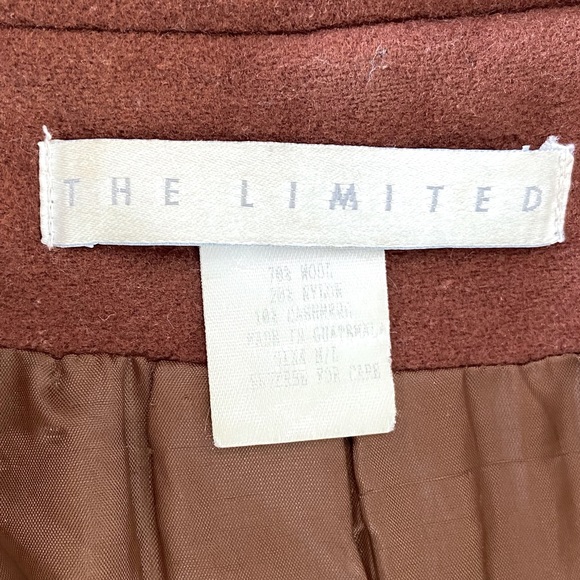The Limited Ladies Size M/L Rust Colored Classic Short Pea Coat Preowned - Picture 5 of 7